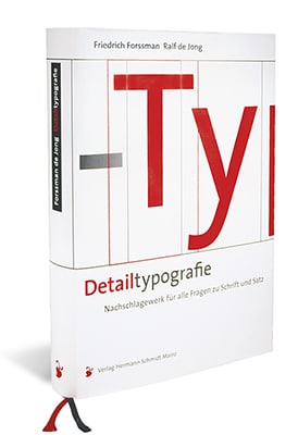 Buchcover »Detailtypografie«