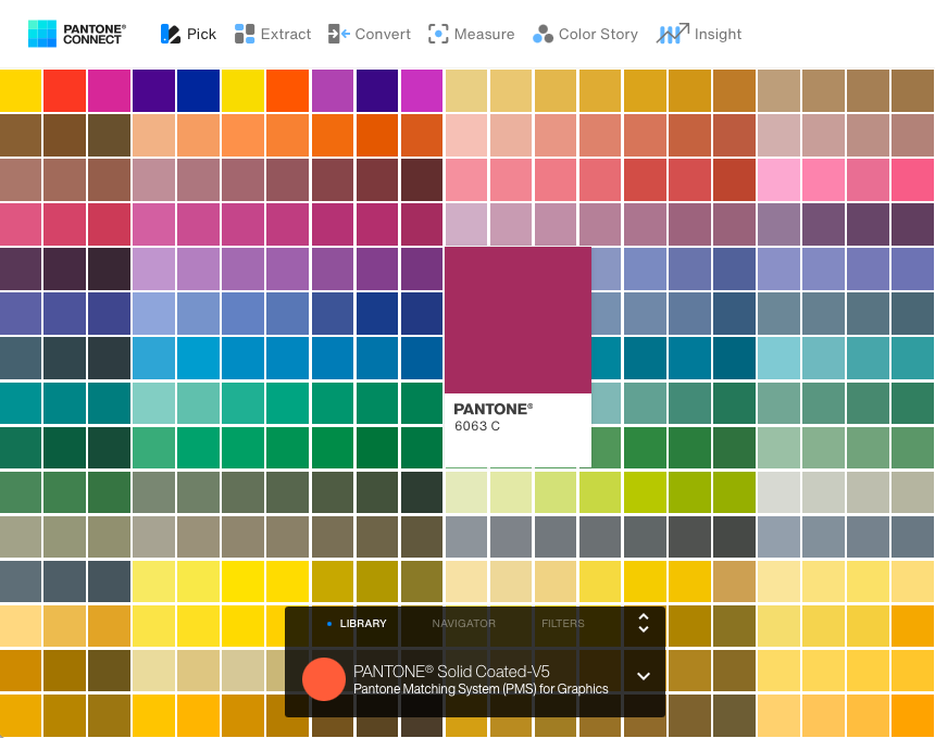 Pantone Connect Website zum Definieren von Pantone-Farben in InDesign 