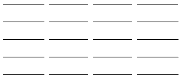 Tabelle mit Zeilen- und Spaltenkonturen