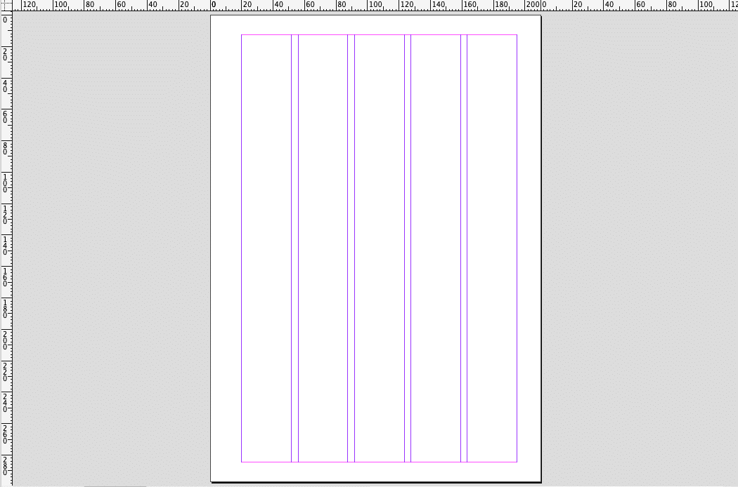 Layout-Raster-Vorschau Neues Dokument in InDesign